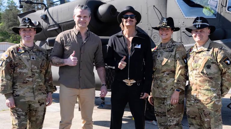 Kid Rock Joins Defense Secretary Pete Hegseth for Ride in Apache Attack Helicopter Near Washington, Weeks After Army Scrutiny Over Similar Flight Near Musician’s Home