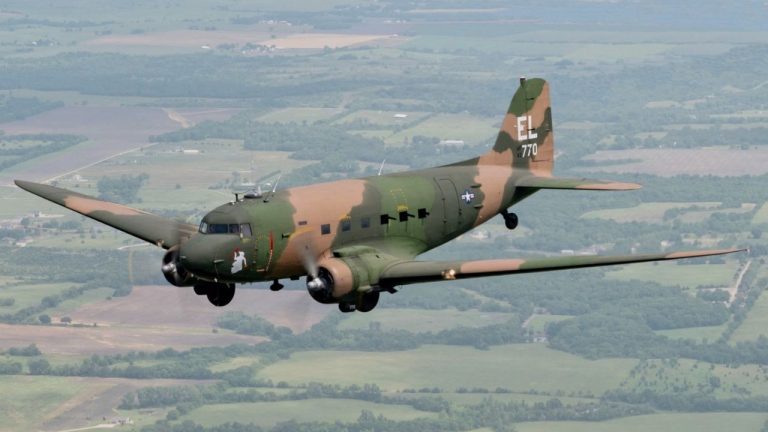 Vietnam War Gunship Known as ‘Puff, the Magic Dragon’ for Its Streams of Red Tracer Fire Resembling a Mythical Creature