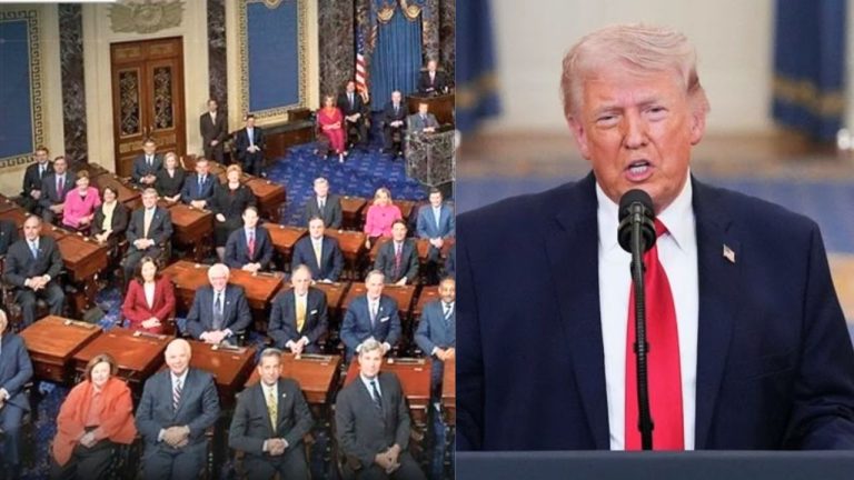 Senate votes 50-49 against bill requiring congressional approval for any Iran war, with three Republicans crossing party lines